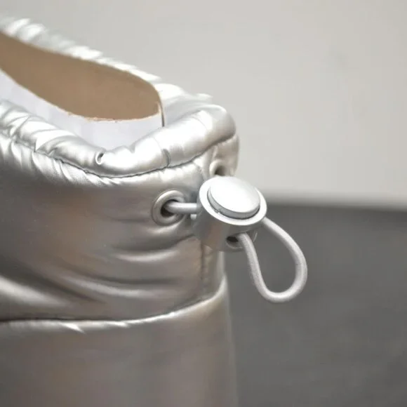 Portland Boot Company Women's Puffer Bootie - Silver - Picture 2 of 8